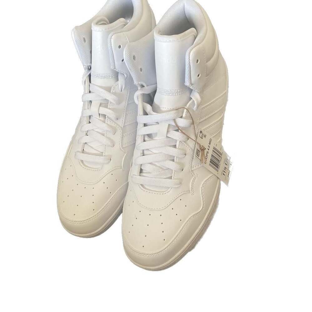 adidas Hoops 4.0 Mid Sneakers - White